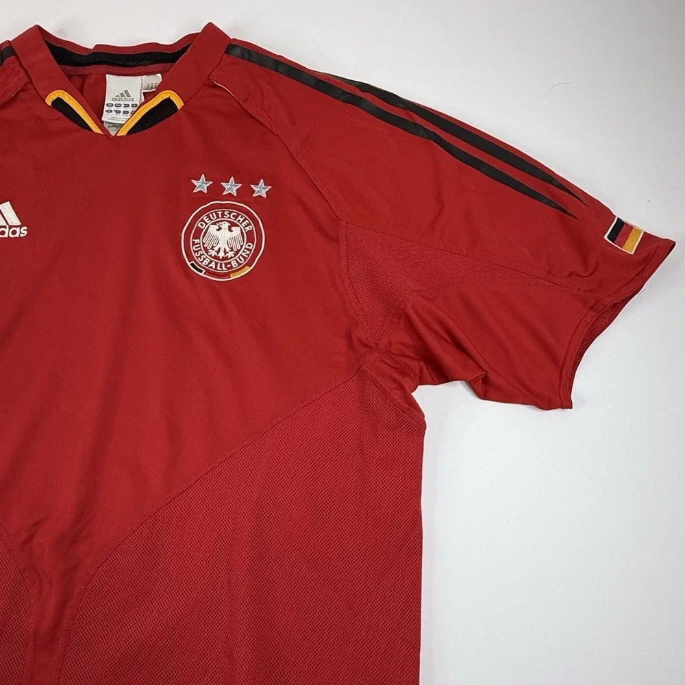 VTG Adidas Germany 2004/2005 Third Football Soccer Shirt Jersey Red Men's XL